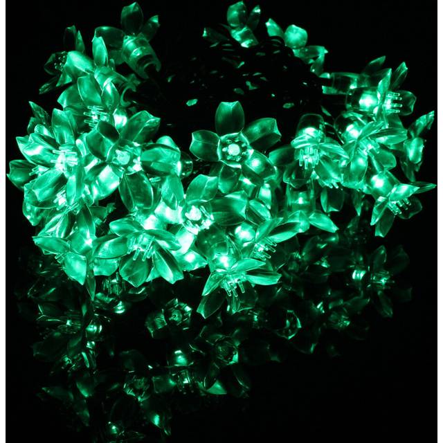 (Green) 5M 50 LED Copper Wire Christmas Outdoor String Fairy Light Waterproof DC12V