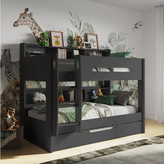 Flair Interstellar Bunk Bed with Storage Grey