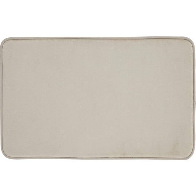Catherine Lansfield Anti Bacterial Memory Foam Bath Mat - Natural
