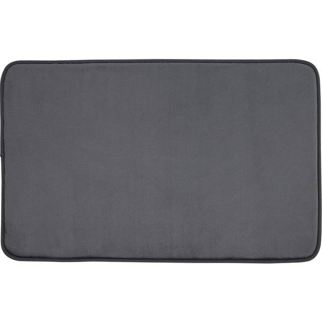 Catherine Lansfield Anti Bacterial Memory Foam Bath Mat - Charcoal