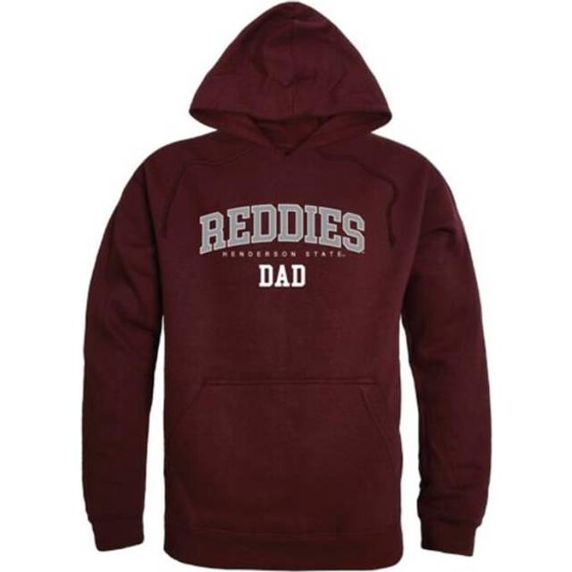 W Republic 563-719-MAR-04 Henderson State University Reddies Dad Hoodie, Maroon - Extra Large