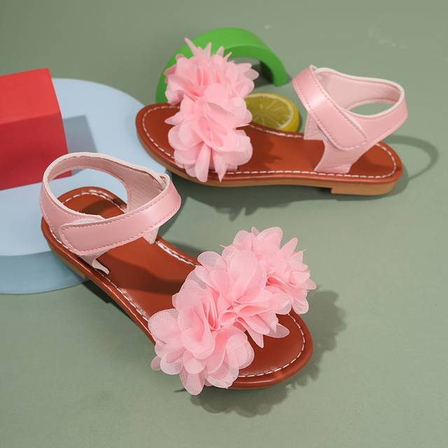 TEMU New Summer Flower Sandals For Girls In 2025, Stylish And Shoes.