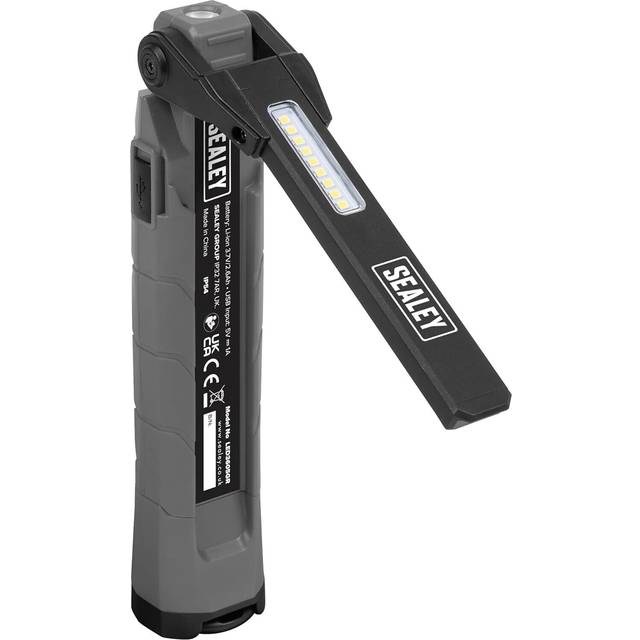 Sealey - LED3605GR Rechargeable 360° Inspection Light 10W & 2 x 4W smd led - Grey