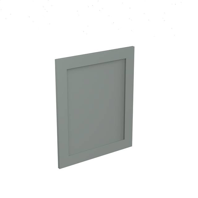 Shaker matt sage green appliance door, panel, rail, plinth & tape - kitchen kit