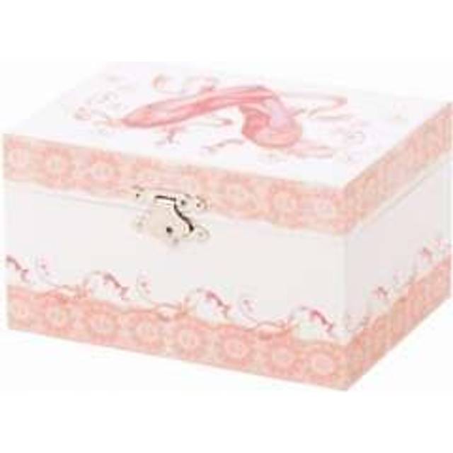 Mele and co bethany ballet shoes girl's musical jewellery box mc1325
