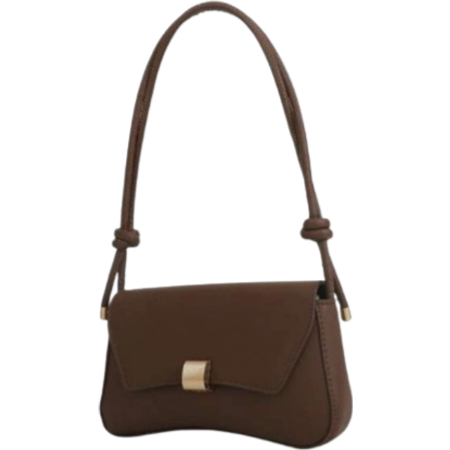 SHEIN Retro Lightweight, Business Casual Chocolate Brown Flap Bag Vintage PU For Teen Girls Women College Students, Rookies & White-Collar Workers Perfect F