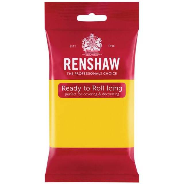 Renshaw Ready To Roll Coloured Icing - 250G Yellow