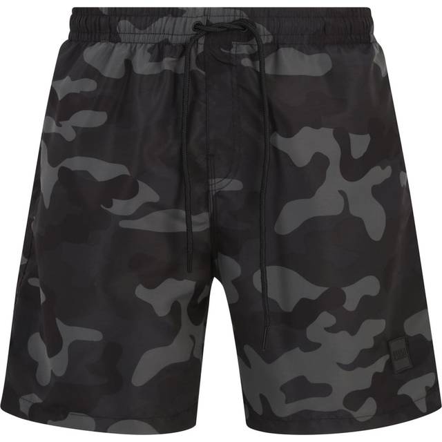 Urban Classics Camo Swim Shorts Swim Shorts dark camo - 3XL