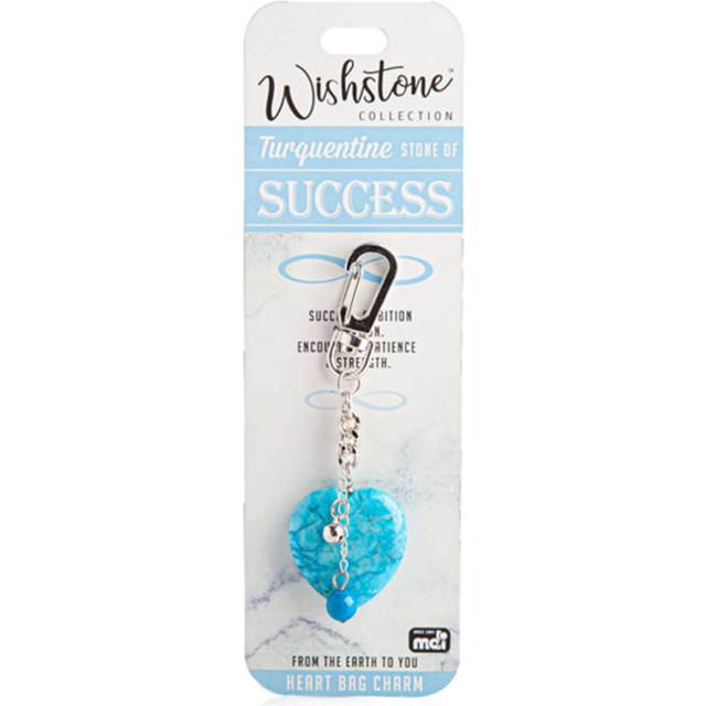 Wishstone Collection Turquentine Heart Bag Charm