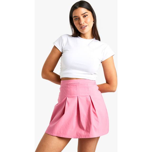 Womens Tall Bengaline Pleated Tennis Skort - Pink - 12