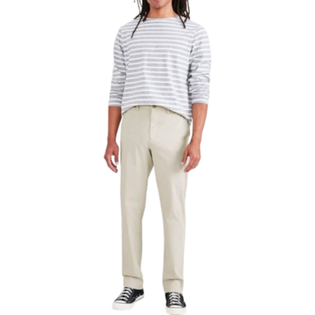 Dockers Crafted Khaki Slim Sahara Khak Herr Chinos Stl. W29 / L32 - Från Magasin - Hvid (W29 / L32)