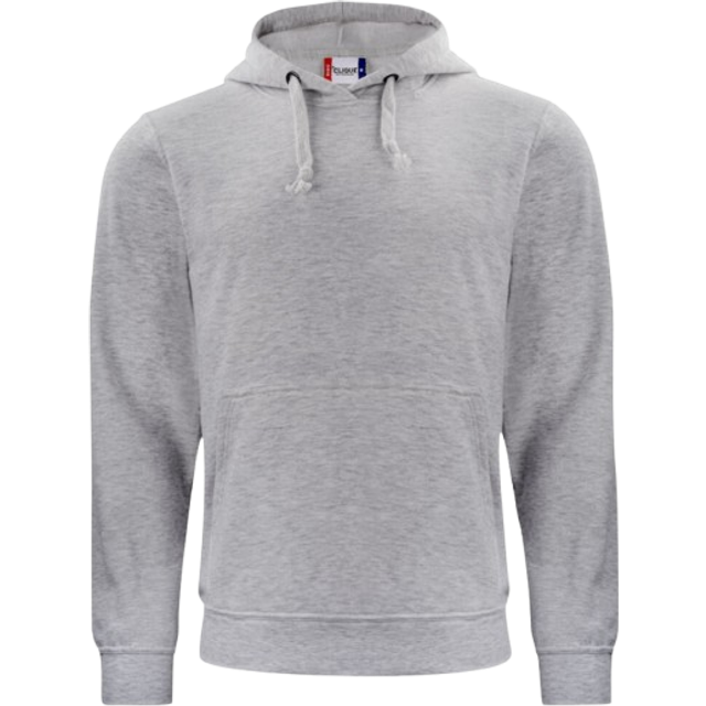 (M, Grey Melange) Clique Unisex Adult Basic Hoodie