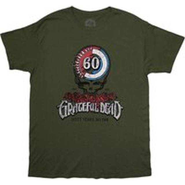 (M, Green) Grateful Dead Unisex Adult 60th Roses T-Shirt