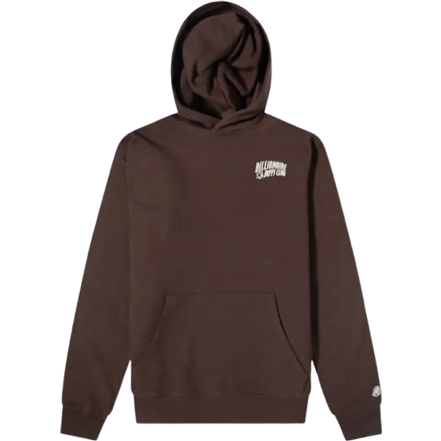 SMALL ARCH LOGO POPOVER HOOD - BROWN, XL