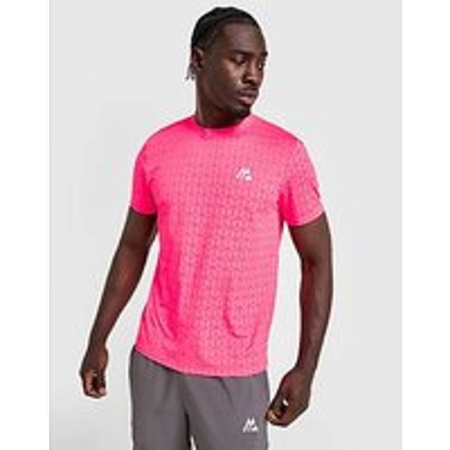 MONTIREX Cube Jacquard T-Shirt - Pink - Mens - L