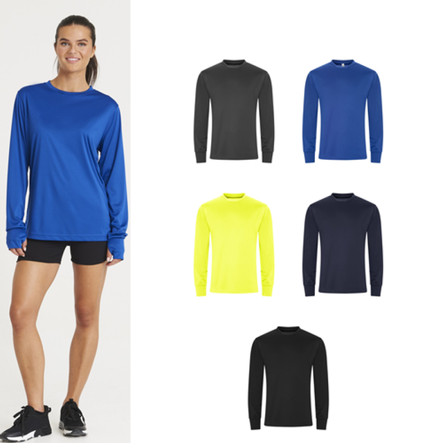 Awdis Just Cool Long Sleeve Active T