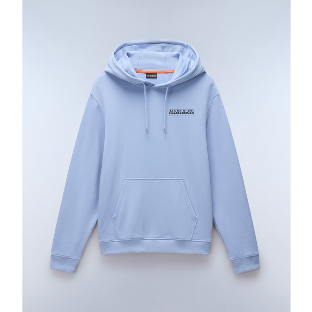 Napapijri Man Sovana French Terry Hoodie - Light Blue - Size XL