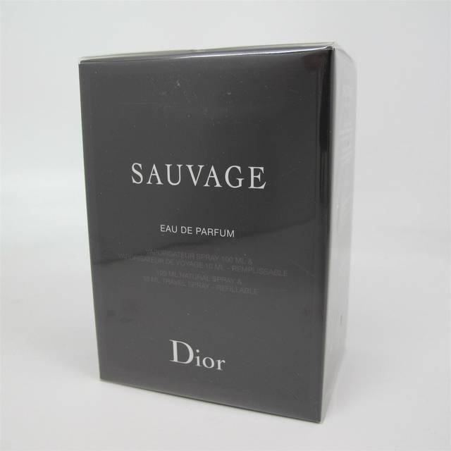 Dior - Sauvage Eau de Parfum Gift set EDP 100 ml and EDP 10 ml (refillable) 100ml