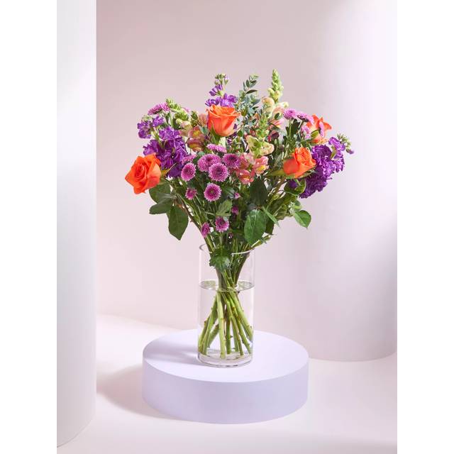 John Lewis Brights & Beautiful Mixed Hand Tied Bouquet