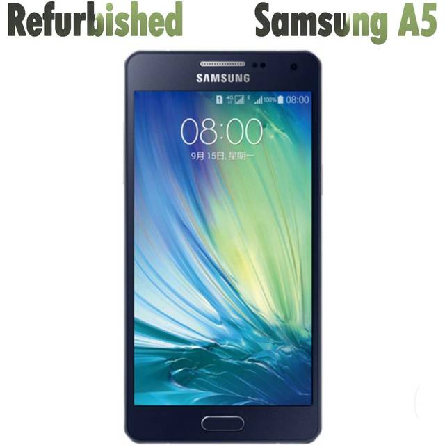 95% new Refurbished Samsung Galaxy A5 A5000 2GB RAM 16GB ROM Mobile Phone Simple Set gyllene