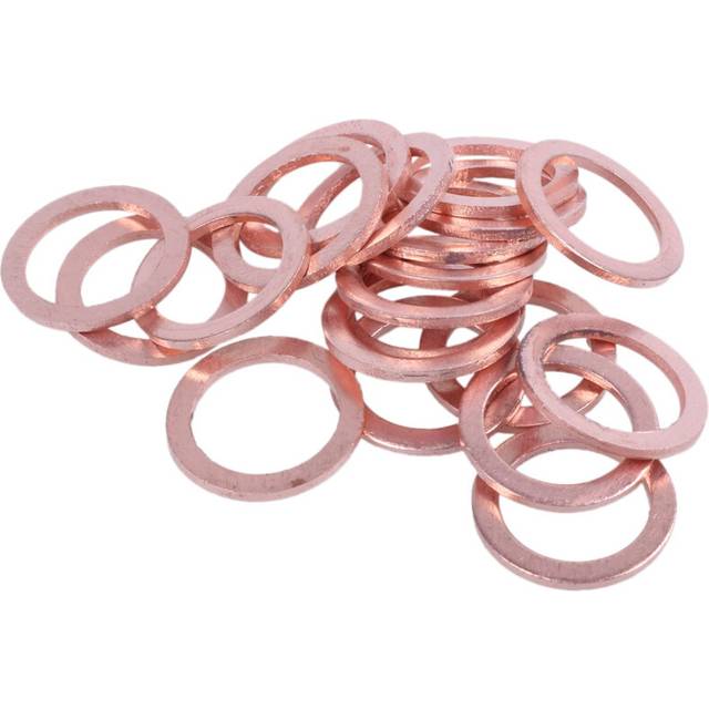 20 pcs 10mm x 14mm x 1mm copper washer seal spacer seal