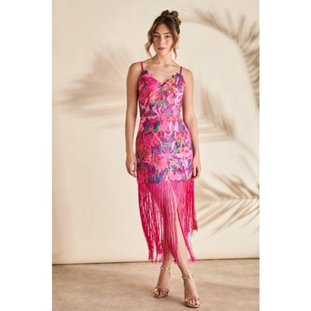 Coast Pink Midi Dress Womens Occasion Dresses