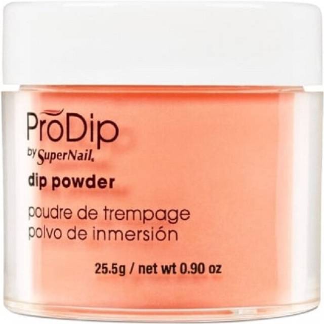 Supernail Prodip Colored Acrylic Dip  Powder Tangelo Orange  0.9 Ounce