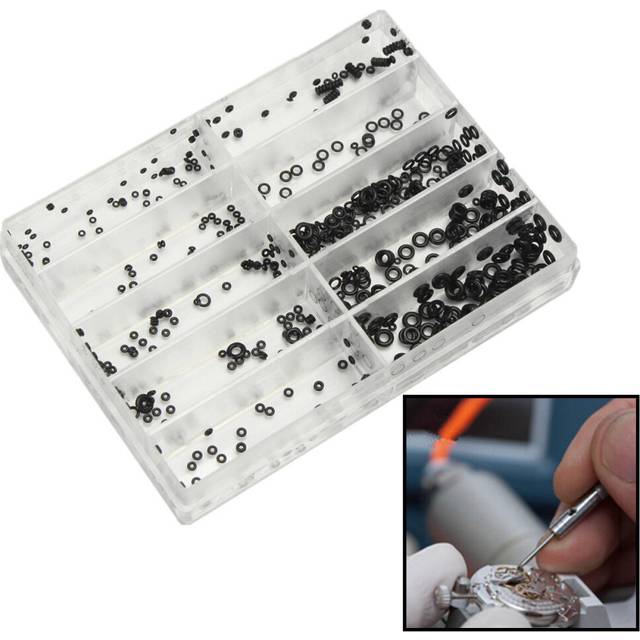 500Pcs Mini Small Rubber Washer O-Ring For Watch Crown For Waterproof Watches Seals Rubber Ring