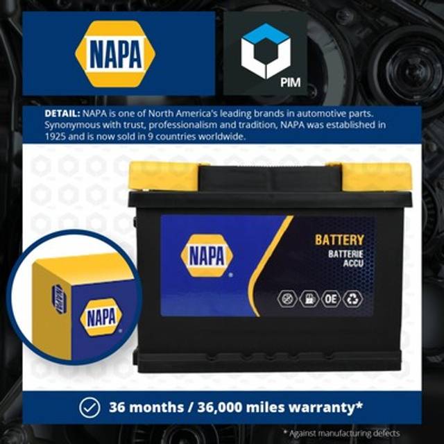 Car battery 075n napa 4a0915105a 61211371552 61211373670 61218363893 61218363894