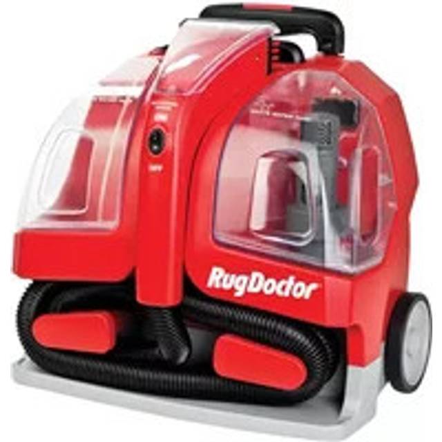 Rug Doctor Portable Spot Cleaner - Bundle carpet cleaning machine Step-on Deep Black Red