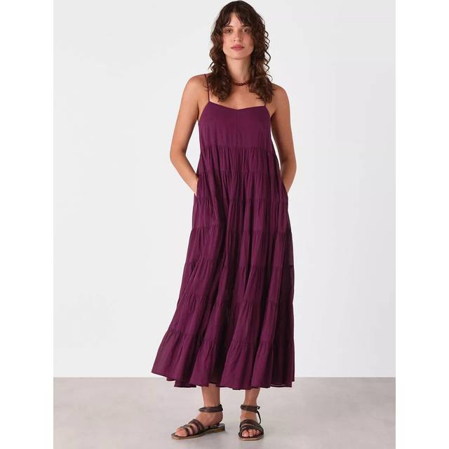 Tiered Pocket Dress - RED - London-based brand Whistles is renowned for creating timeless pieces with contemporary edge. Understated yet of-the-moment, each piece is carefully created with high-low dressing in mind. From cosy knits and relaxed jeans to slip skirts and floral dresses, Whistles is your one stop shop for creating the ultimate capsule wardrobe.
