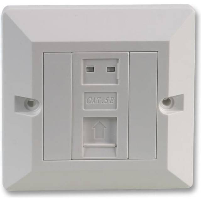 PRO SIGNAL - 1-Port Cat5e RJ45 Socket Faceplate