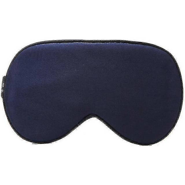 (As show, One size) Satin Luxury Striped Sleeping Tencel Lyocell 100% Blackout Natural Pure Mulberry Silk Eye Mask