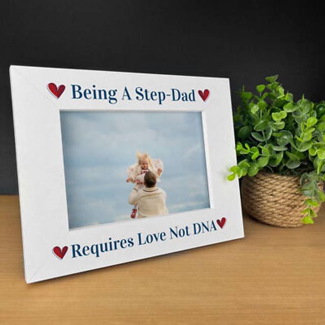 Step dad gift for birthday fathers day photo frame gifts for step dad thank you