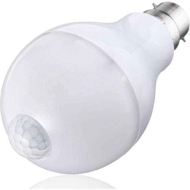 (Warm White, E27) E27 B22 12W SMD5730 24LEDs Infrared Motion Sensor + Light Control Induction Light Bulb AC85-265V