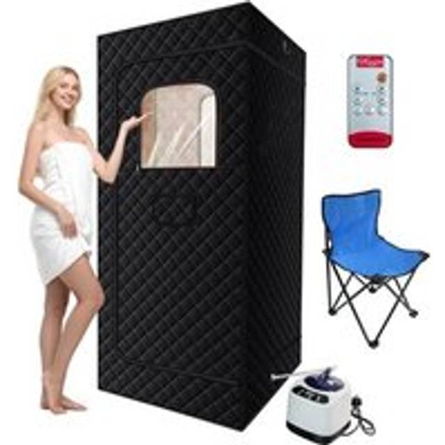 WestWood Sauna Tent Kit with Chair, Sauna Pod & Steamer Generator For Home Use Portable