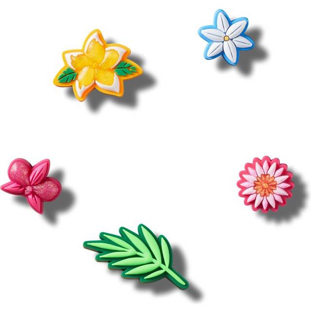 Jibbitz Crocs Tropical Flower Bunch (x5) - Vert