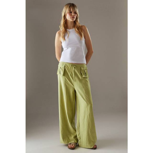 Warehouse Apple Green Trousers Womens Daywear Trousers