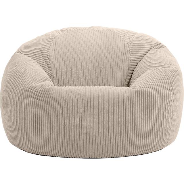 Classic Cord Bean Bag - Stone - Yellow