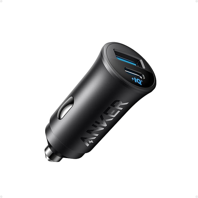 Anker Car Charger, 30W 2-Port Car Charger Adapter, USB C Car Charger with PowerlQ 3.0, For iPhone 16/15/14/13/12 Series