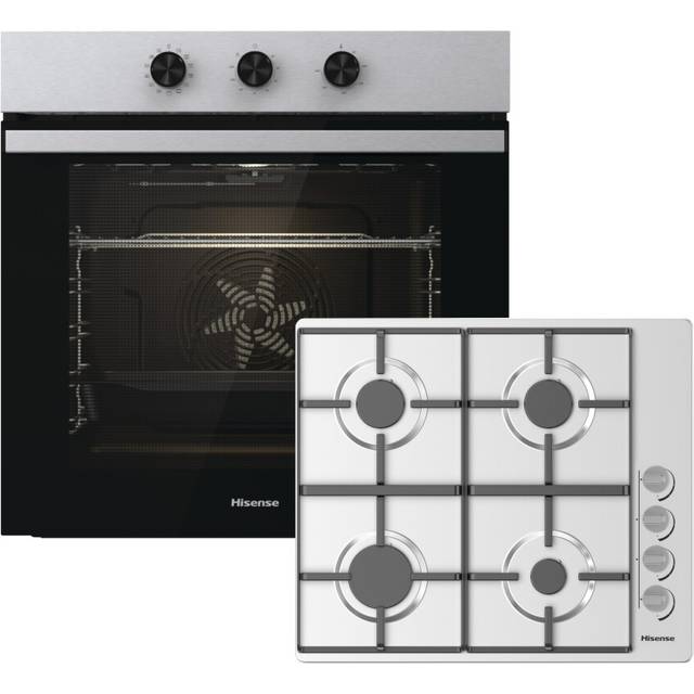 Hisense BI6061HGSUK Built In Electric Single Oven and Gas Hob Pack - A Rated