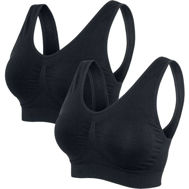 Urban Classics Padded Sports Bra Underwear black - 4XL
