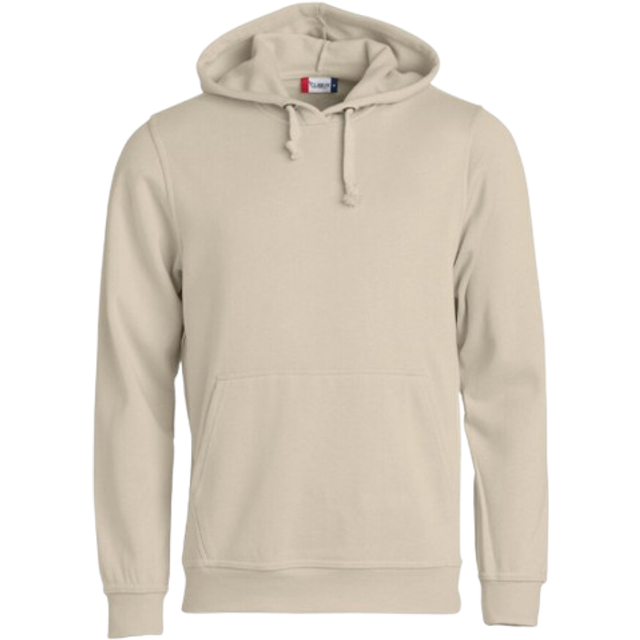 (S, Light Khaki) Clique Unisex Adult Basic Hoodie