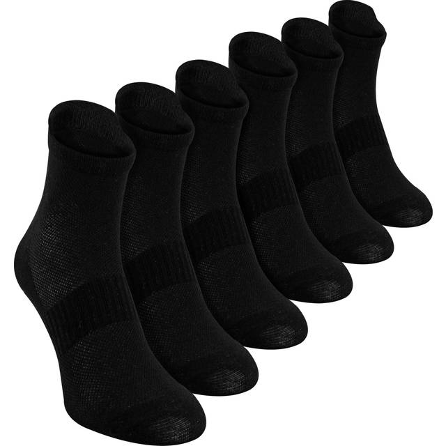 6 pack mens yoga pilates non slip socks | breathable cushioned gym socks