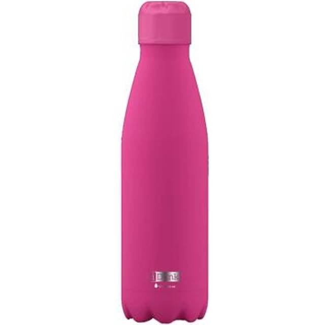 I-drink insulated stainless steel bottle - 350ml - glow in the dark - pink