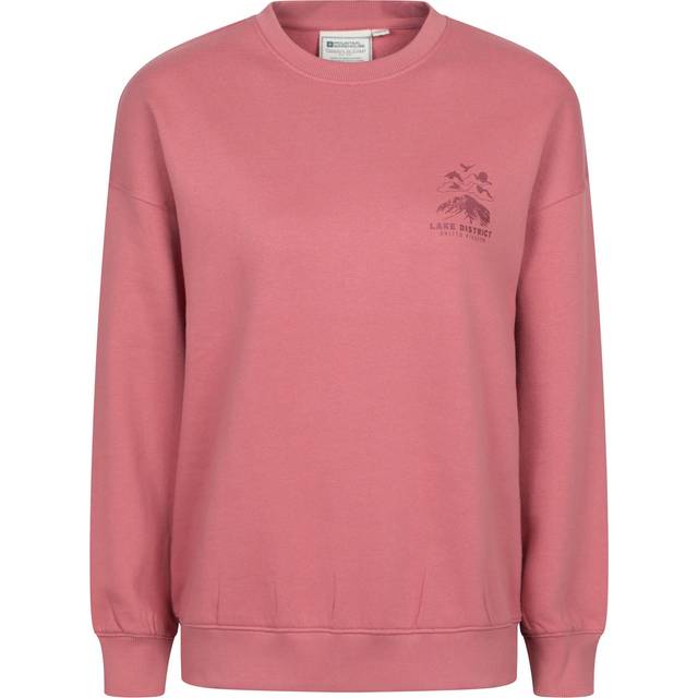 (20 UK, Light Pink) Mountain Warehouse Womens/Ladies Lake District Graphic Sweatshirt