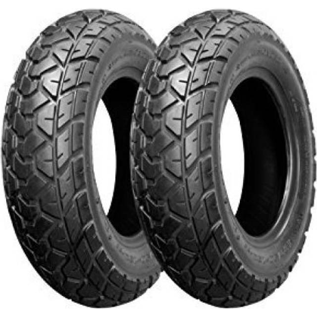 Bike Parts Center Bike Tires 70J Set of 2 Tubeless 790802 130/90-10 T/L