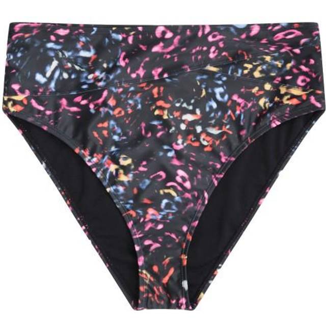 (6 UK, Jet Black) Animal Womens/Ladies Bondi Patterned Bikini Bottoms