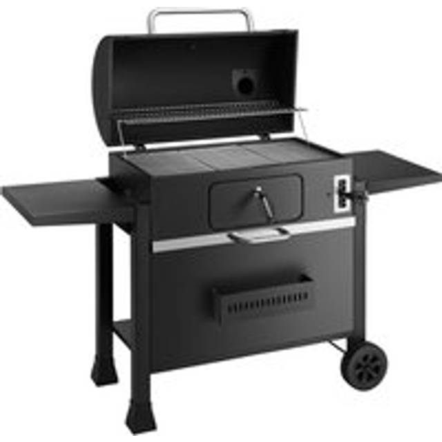 Xxl Charcoal bbq Grill Extra Large Smoker Barbecue Coal Adjustable Ash Tray - KCT