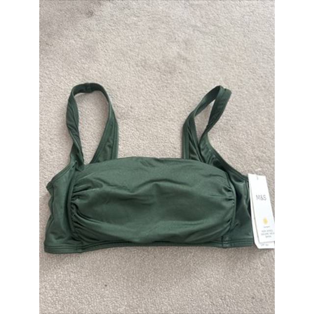 Marks and spencer non wired square neck bikini top size 12
